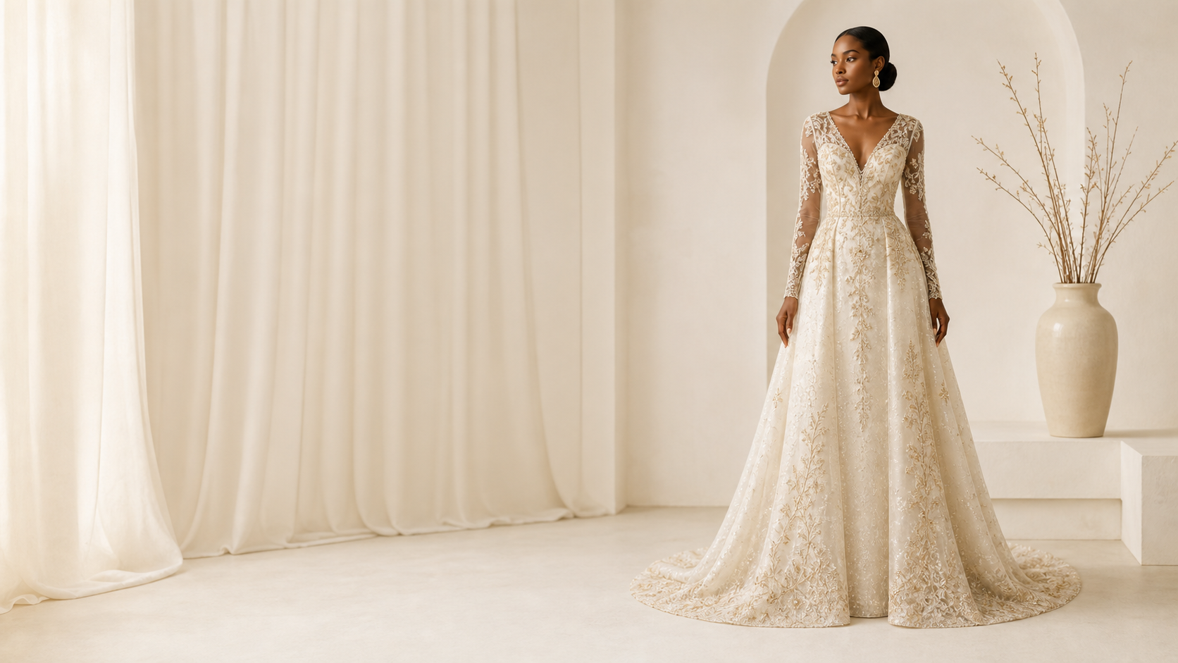 Oriella Luxe ivory bridal and occasionwear campaign