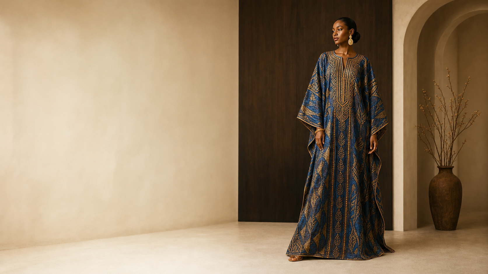 Oriella Luxe indigo heritage collection campaign
